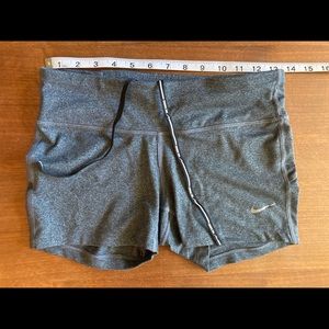 EUC Nike Dri-FIT Tight-Fit Running Shorts | Heathered Grey | Size Small